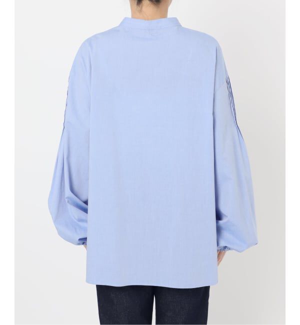 SLOBE IENA「《WEB限定/追加》ピンタックバルーンスリーブブラウス」|シャツ・ブラウス|