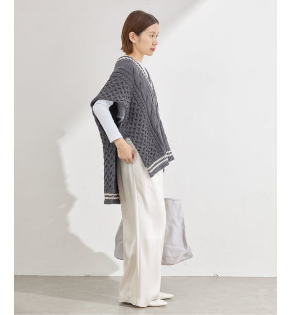 IENA「チルデンマントプルオーバー」|ニット・セーター|