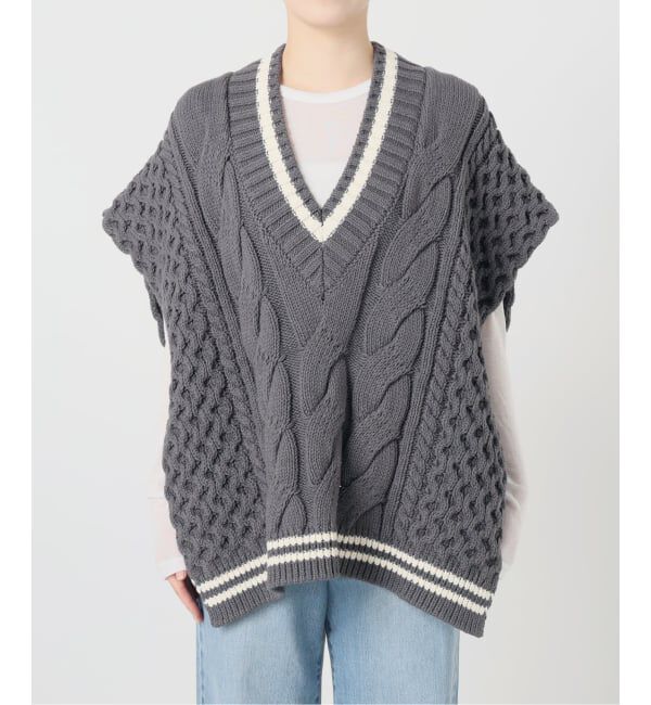 IENA「チルデンマントプルオーバー」|ニット・セーター|