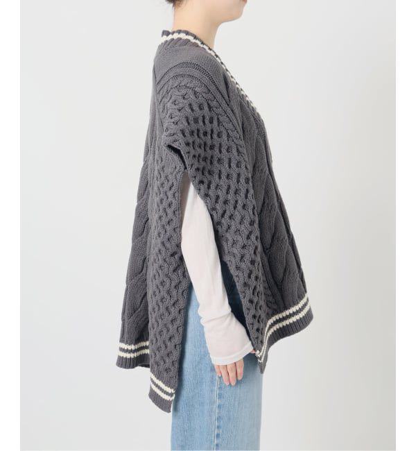 IENA「チルデンマントプルオーバー」|ニット・セーター|