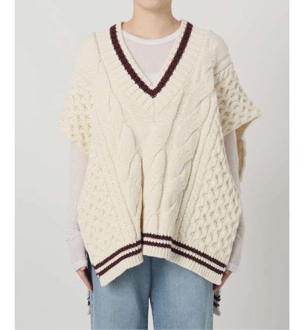 IENA「チルデンマントプルオーバー」|ニット・セーター|