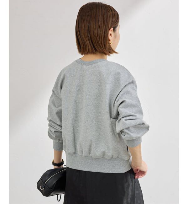 IENA「ジップオープン2WAYスウェットプルオーバー」|スウェット・ジャージ|