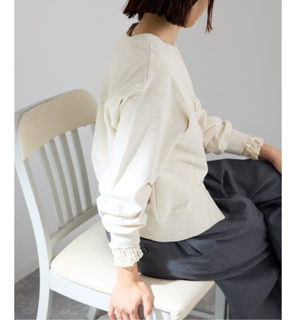 IENA「ジップオープン2WAYスウェットプルオーバー」|スウェット・ジャージ|