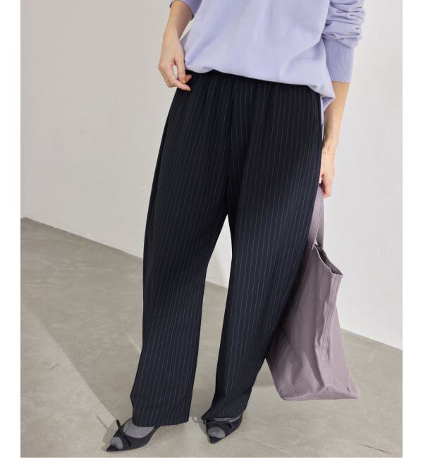 IENA「《追加》ウォッシャブルセミコクーンパンツ」|その他|