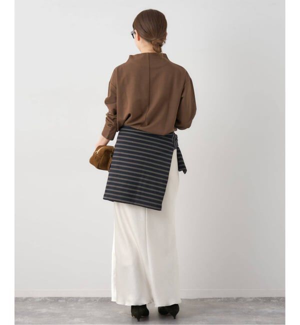 IENA「《追加16》ダブルサテンスカート」|スカート|