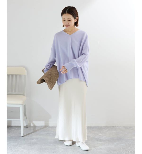 IENA「《追加16》ダブルサテンスカート」|スカート|