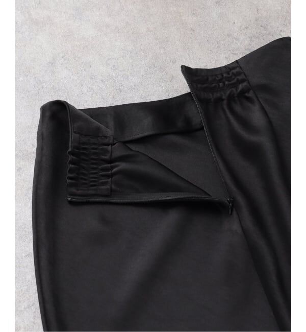 IENA「《追加16》ダブルサテンスカート」|スカート|