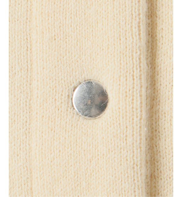 IENA「《追加2》ダブルフェイススナップカーディガン」|カーディガン|