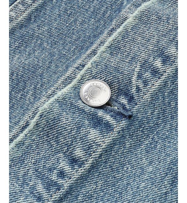 JOURNAL STANDARD「TANAKA / タナカ NO COLLAR TRUCKER JACKET」|デニムジャケット|