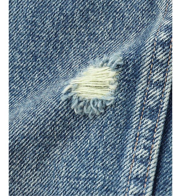 JOURNAL STANDARD「TANAKA / タナカ NO COLLAR TRUCKER JACKET」|デニムジャケット|