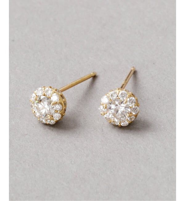 Lilas by Spick&Span「0.6ctサイドダイヤピアス K18（両耳）」|ピアス|