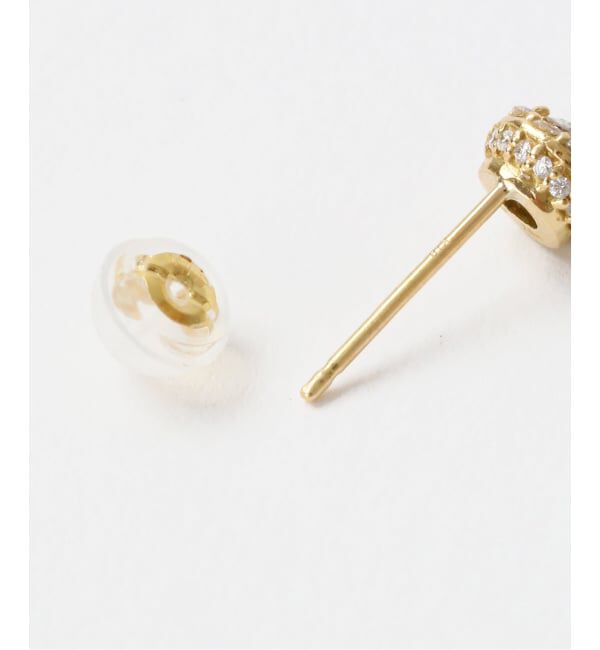 Lilas by Spick&Span「0.6ctサイドダイヤピアス K18（両耳）」|ピアス|