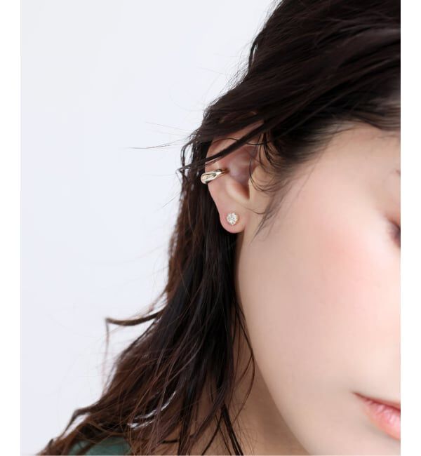 Lilas by Spick&Span「0.6ctサイドダイヤピアス K18（両耳）」|ピアス|