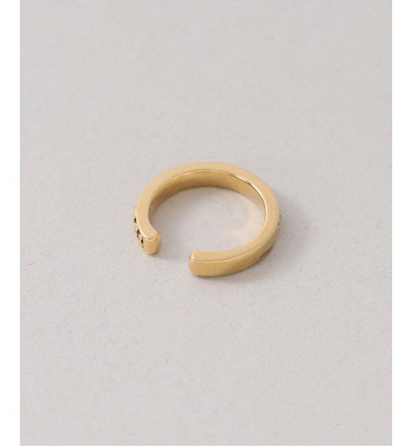 Spick and Span「《WEB限定》【SAMH by LILAS】イヤーカフオニキス SV（片耳）」|イヤーカフ|