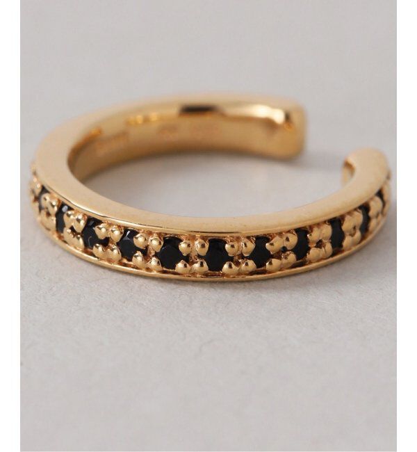 Spick and Span「《WEB限定》【SAMH by LILAS】イヤーカフオニキス SV（片耳）」|イヤーカフ|