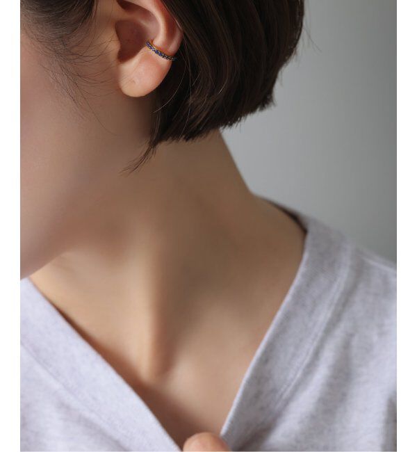 Spick and Span「《WEB限定》【SAMH by LILAS】 イヤーカフラピスラズリSV(片耳)」|イヤーカフ|