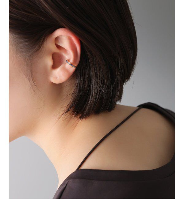 Spick and Span「《WEB限定》【SAMH by LILAS】 イヤーカフラピスラズリSV(片耳)」|イヤーカフ|