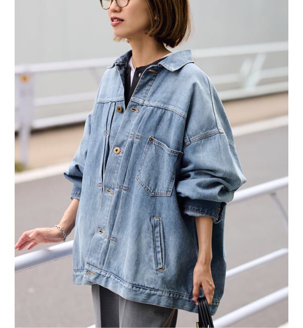 FRAMeWORK「≪追加≫エクストララージデニムジャケット」|デニムジャケット|