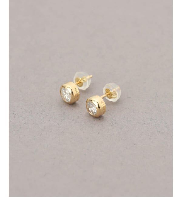 Lilas by Spick&Span「フクリン0.28ctダイヤピアス K18（両耳）」|ピアス|