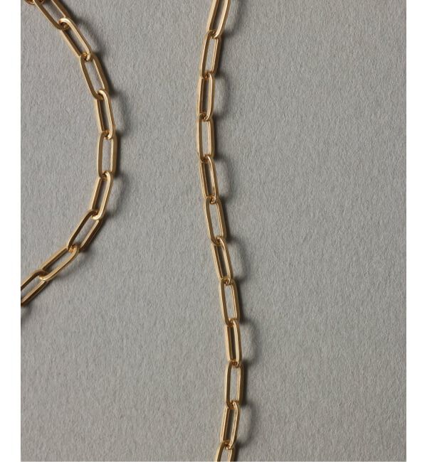 Lilas by Spick&Span「ペーパークリップチェーン17cmブレスレット K18」|ブレスレット・バングル|