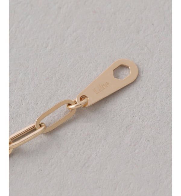 Lilas by Spick&Span「ペーパークリップチェーン17cmブレスレット K18」|ブレスレット・バングル|