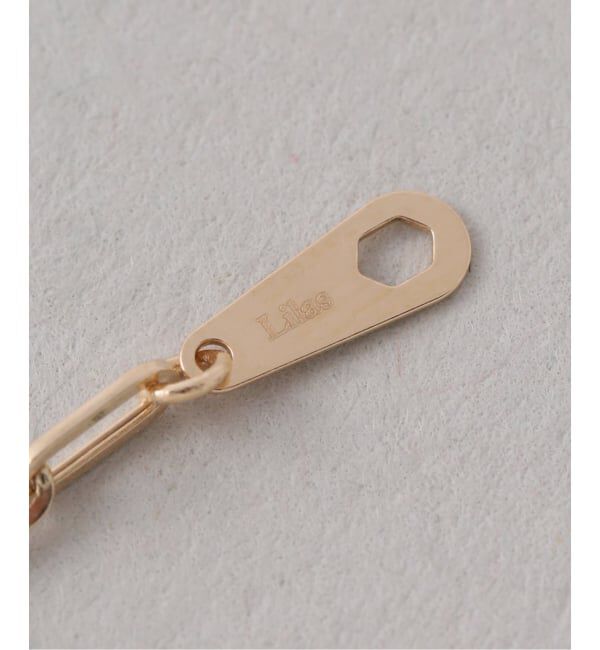 Lilas by Spick&Span「ペーパークリップチェーン40cmネックレス K18」|ネックレス|