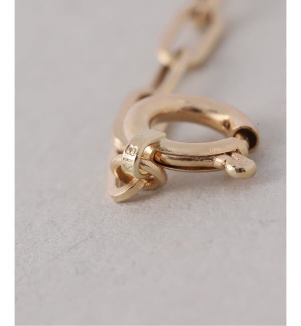 Lilas by Spick&Span「ペーパークリップチェーン40cmネックレス K18」|ネックレス|