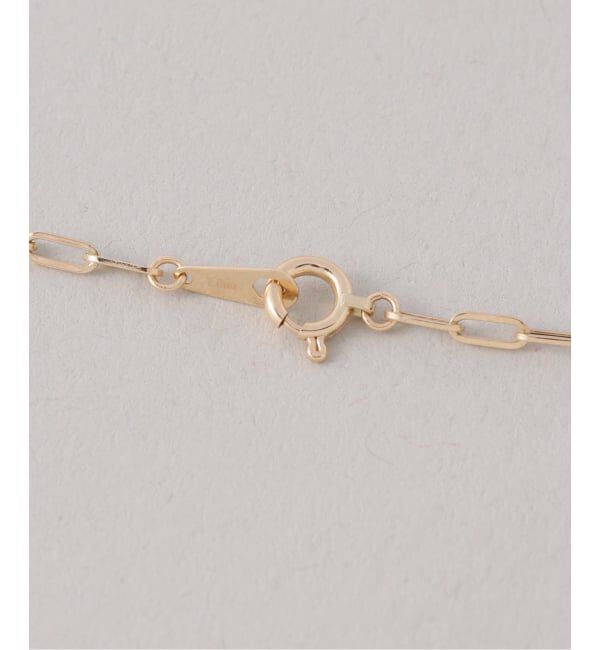 Lilas by Spick&Span「ペーパークリップチェーン40cmネックレス K18」|ネックレス|