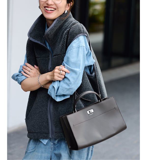 FRAMeWORK「ORSETTO/オルセット ワンハンドルSHOULDERツキ カナグバッグ」|ショルダー・メッセンジャー|