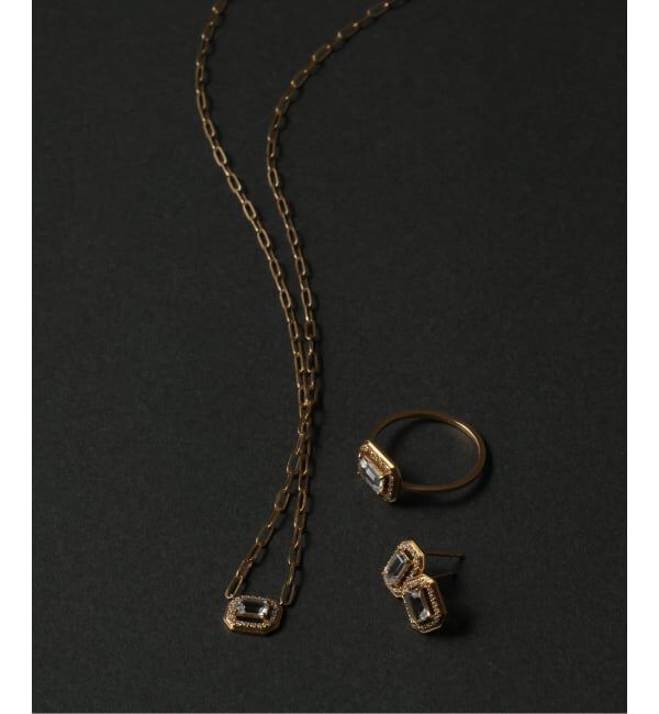 Lilas by Spick&Span「アップグレードホワイトトパーズリング K18」|リング|