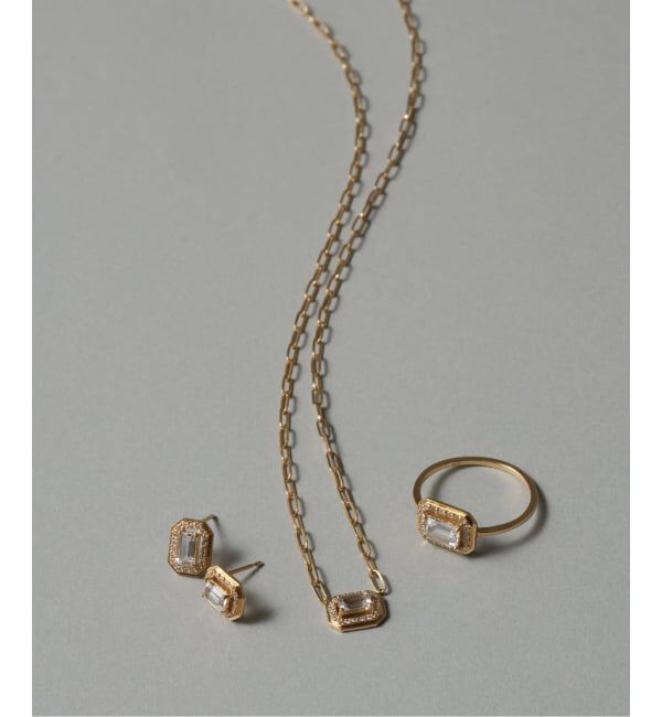 Lilas by Spick&Span「アップグレードホワイトトパーズリング K18」|リング|