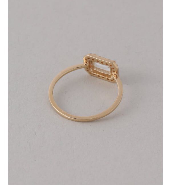 Lilas by Spick&Span「アップグレードホワイトトパーズリング K18」|リング|