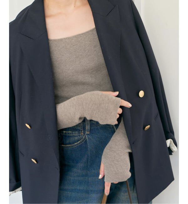 Spick and Span「《手洗い可》スクエアリブニット」|ニット・セーター|