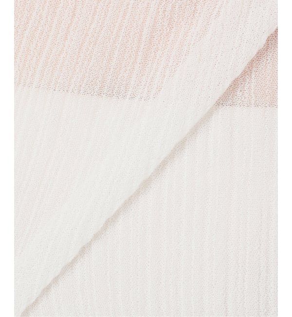 NOBLE「《WEB限定カラー》シアーホリゾンタルリブニット」|ニット・セーター|