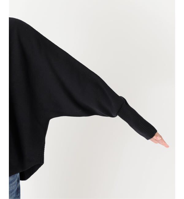 Spick and Span「《WEB限定 / 追加》バルキーヤーンドルマンロングリブニット」|ニット・セーター|