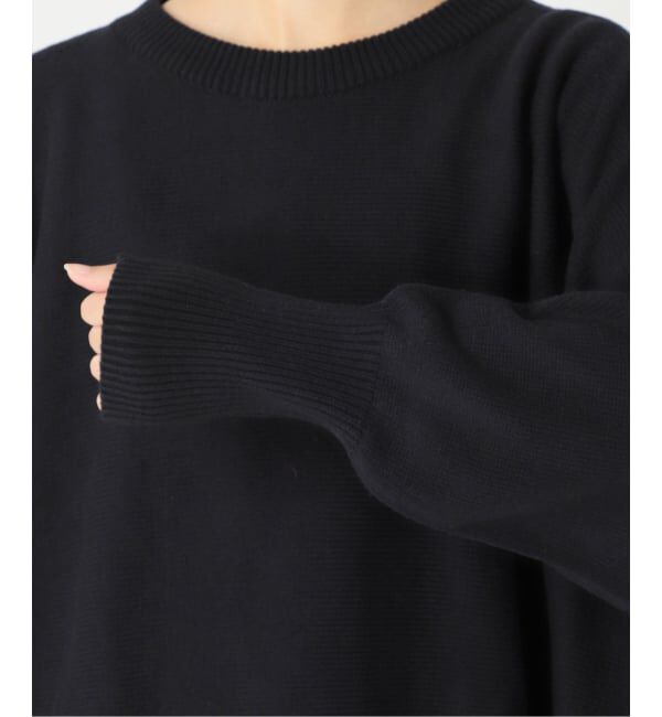 Spick and Span「《WEB限定 / 追加》バルキーヤーンドルマンロングリブニット」|ニット・セーター|