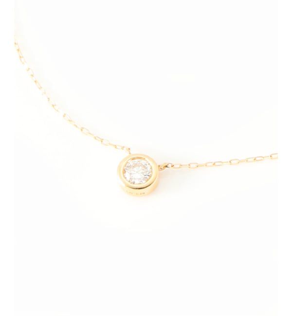 Lilas by Spick&Span「フクリン0.28ctダイヤネックレス K18」|ネックレス|