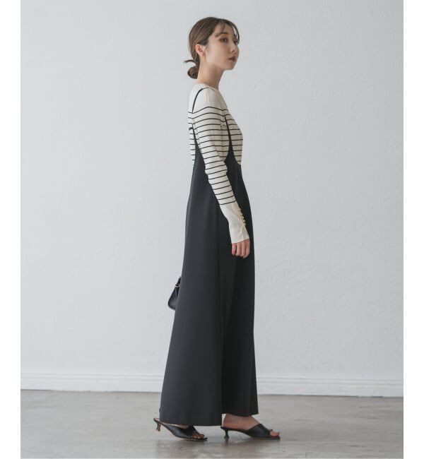 NOBLE「《WEB＆日本橋店限定・追加》ボタンディテールタイトリブニット」|ニット・セーター|