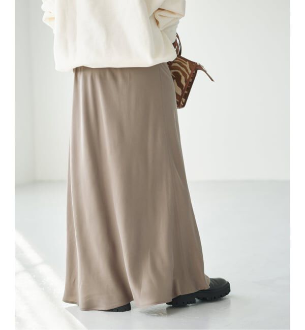 Spick and Span「ウォッシャブルキュプラ マキシスカート」|スカート|