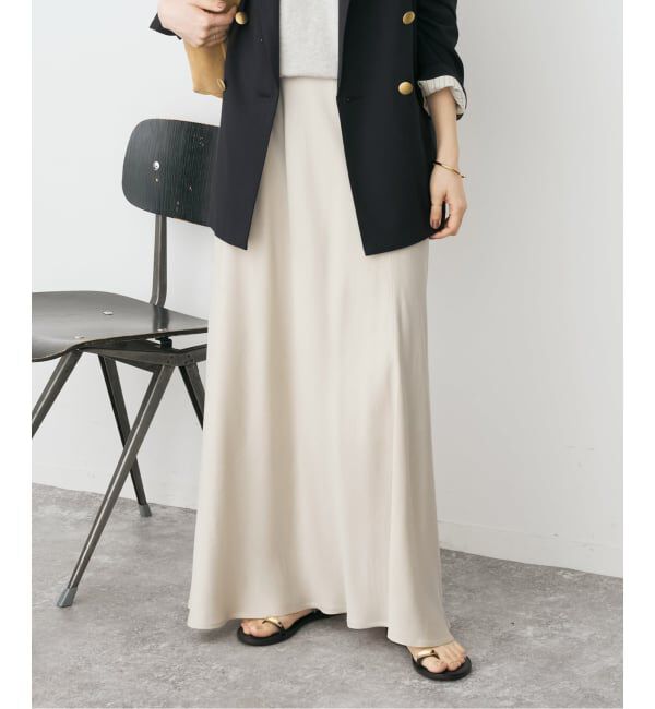 Spick and Span「ウォッシャブルキュプラ マキシスカート」|スカート|