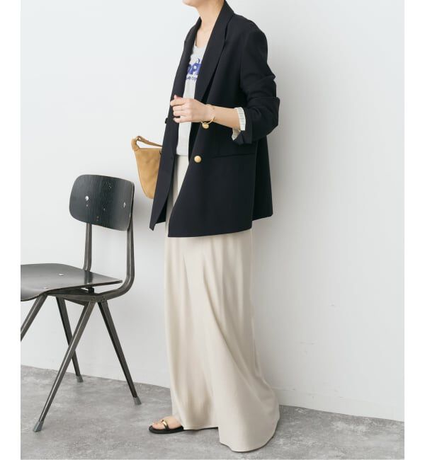 Spick and Span「ウォッシャブルキュプラ マキシスカート」|スカート|