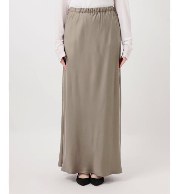 Spick and Span「ウォッシャブルキュプラ マキシスカート」|スカート|