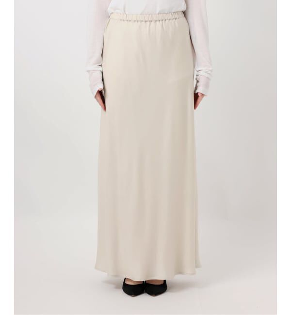 Spick and Span「ウォッシャブルキュプラ マキシスカート」|スカート|