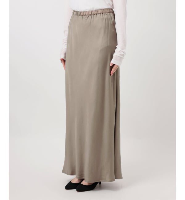 Spick and Span「ウォッシャブルキュプラ マキシスカート」|スカート|