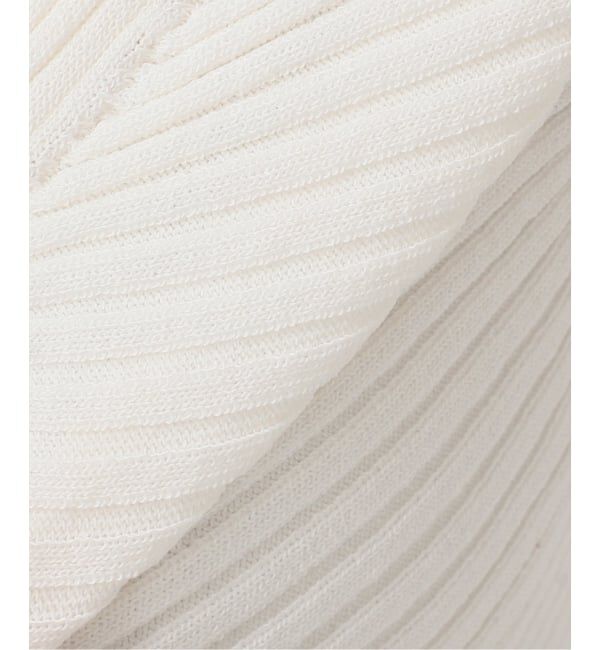 NOBLE「《予約》ゴールドボタンVネックリブニット」|カーディガン|