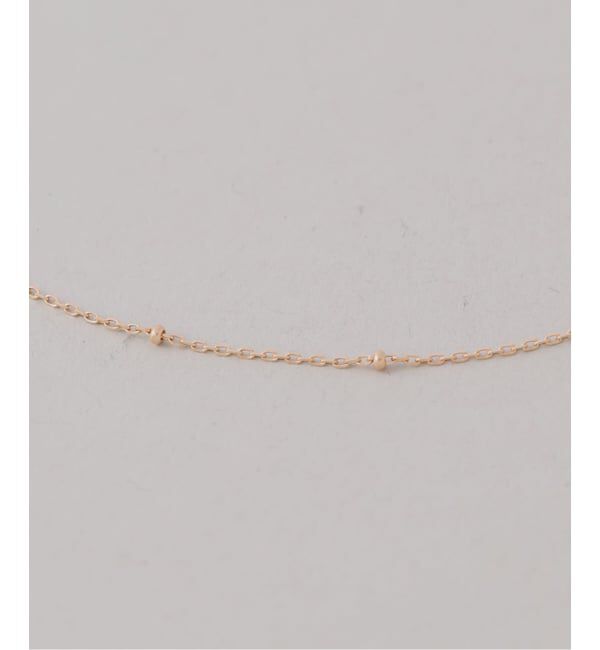 Lilas by Spick&Span「《予約》スタッドチェーンネックレス K18」|ネックレス|