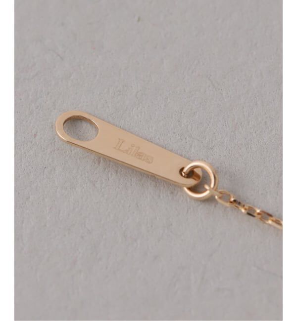 Lilas by Spick&Span「《予約》スタッドチェーンネックレス K18」|ネックレス|