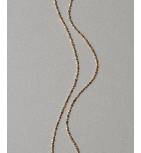 Lilas by Spick&Span「《予約》プラムチェーンネックレス K18」|ネックレス|