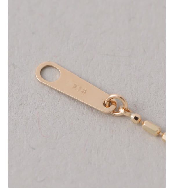 Lilas by Spick&Span「《予約》プラムチェーンネックレス K18」|ネックレス|