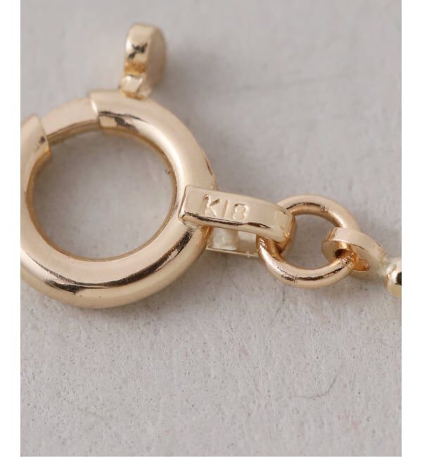 Lilas by Spick&Span「《予約》プラムチェーンネックレス K18」|ネックレス|